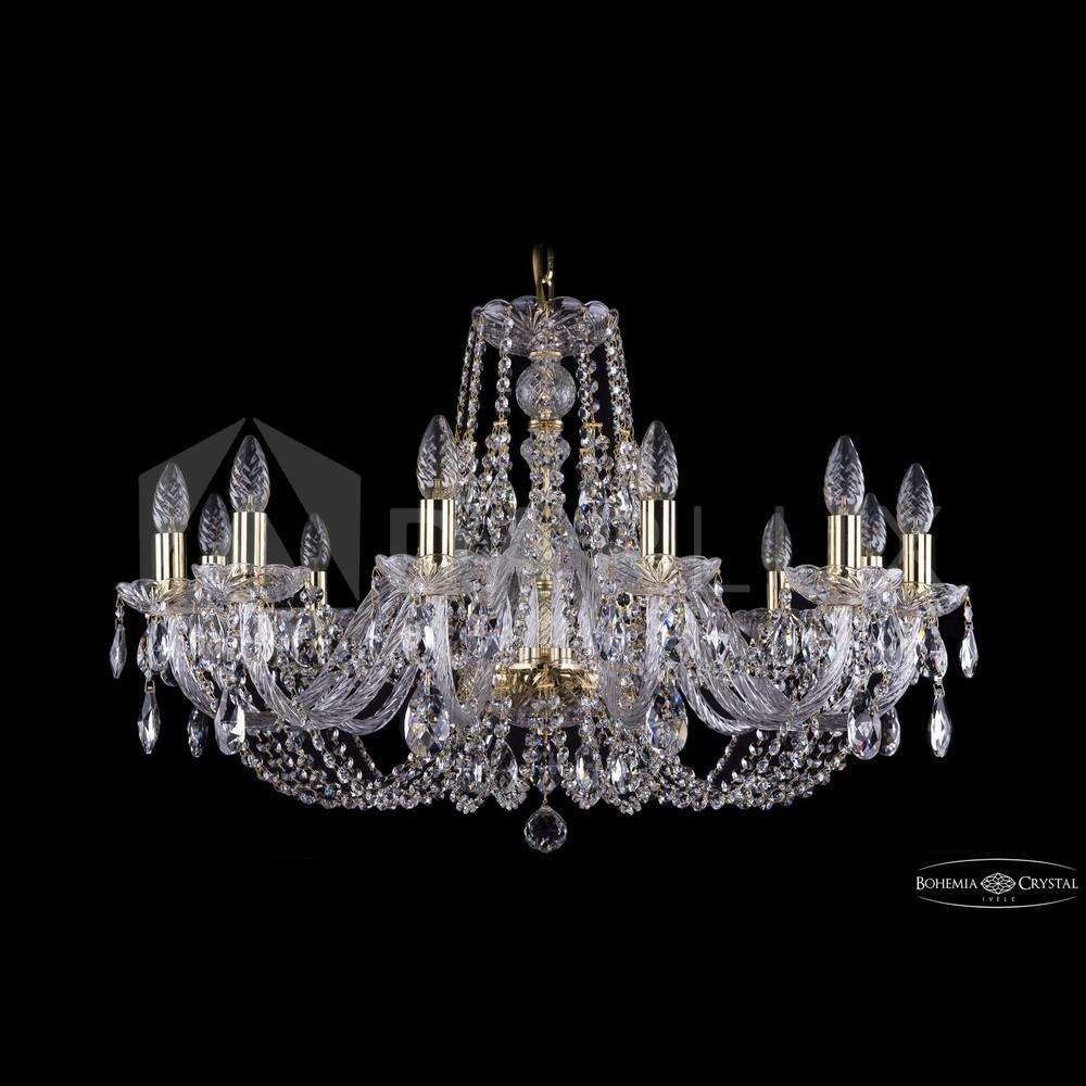 Люстра хрустальная 1406/12/300 G Bohemia Ivele Crystal