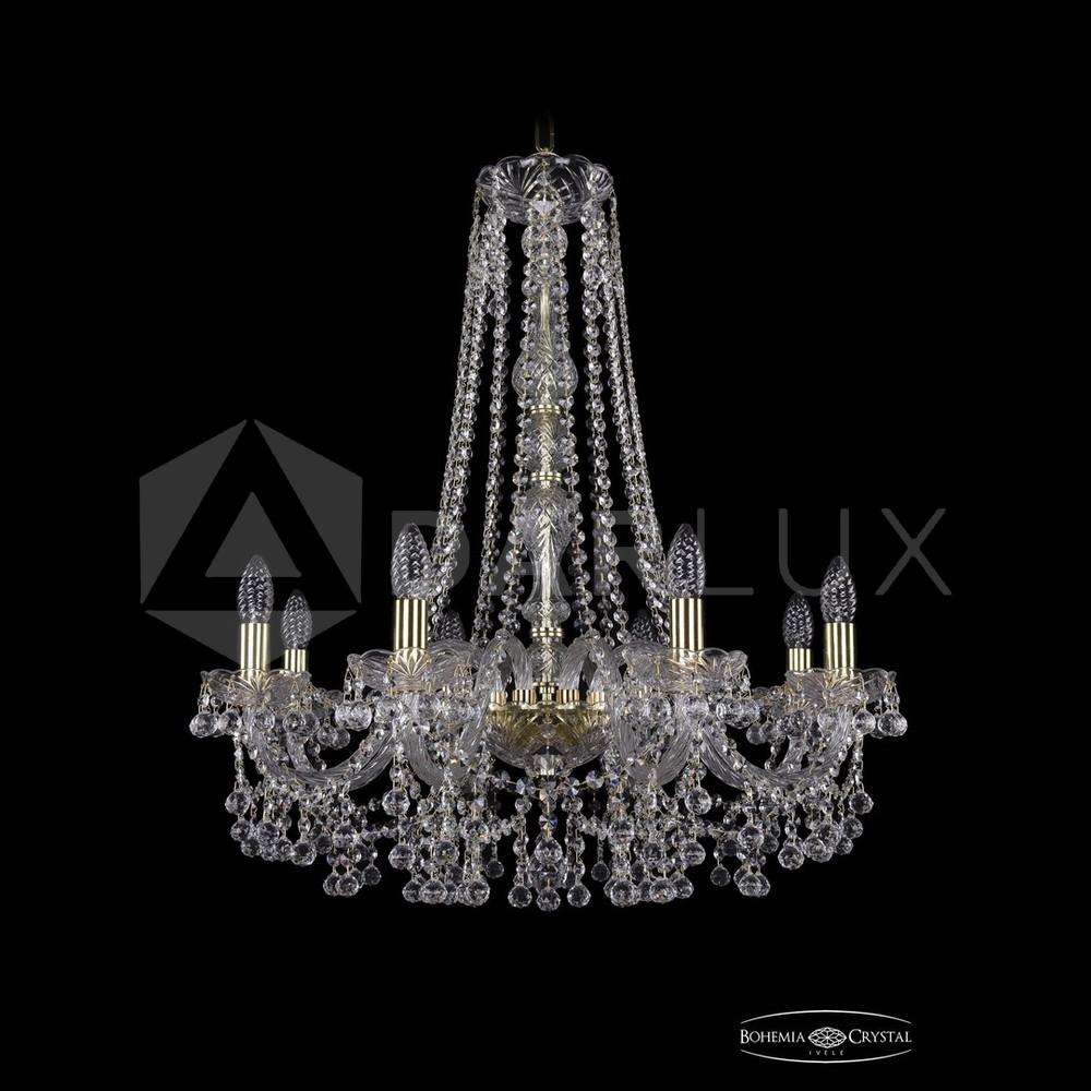 Люстра хрустальная 1409/8/240/h-75 G Bohemia Ivele Crystal