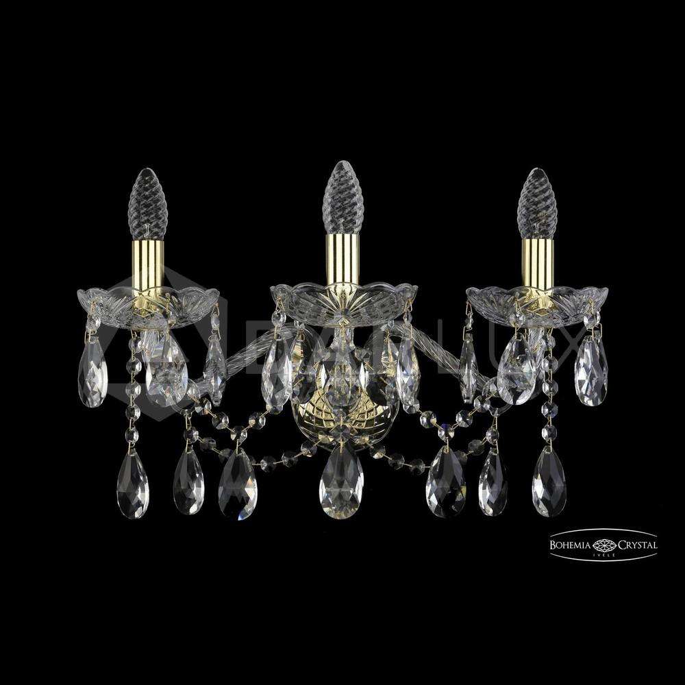 Бра хрустальные 1413B/3/200/XL G Bohemia Ivele Crystal