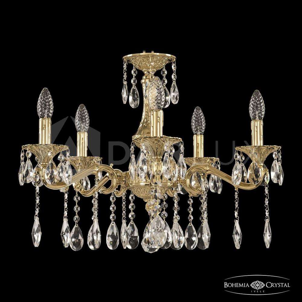 Люстра бронзовая 72102/5/175 A G Bohemia Ivele Crystal