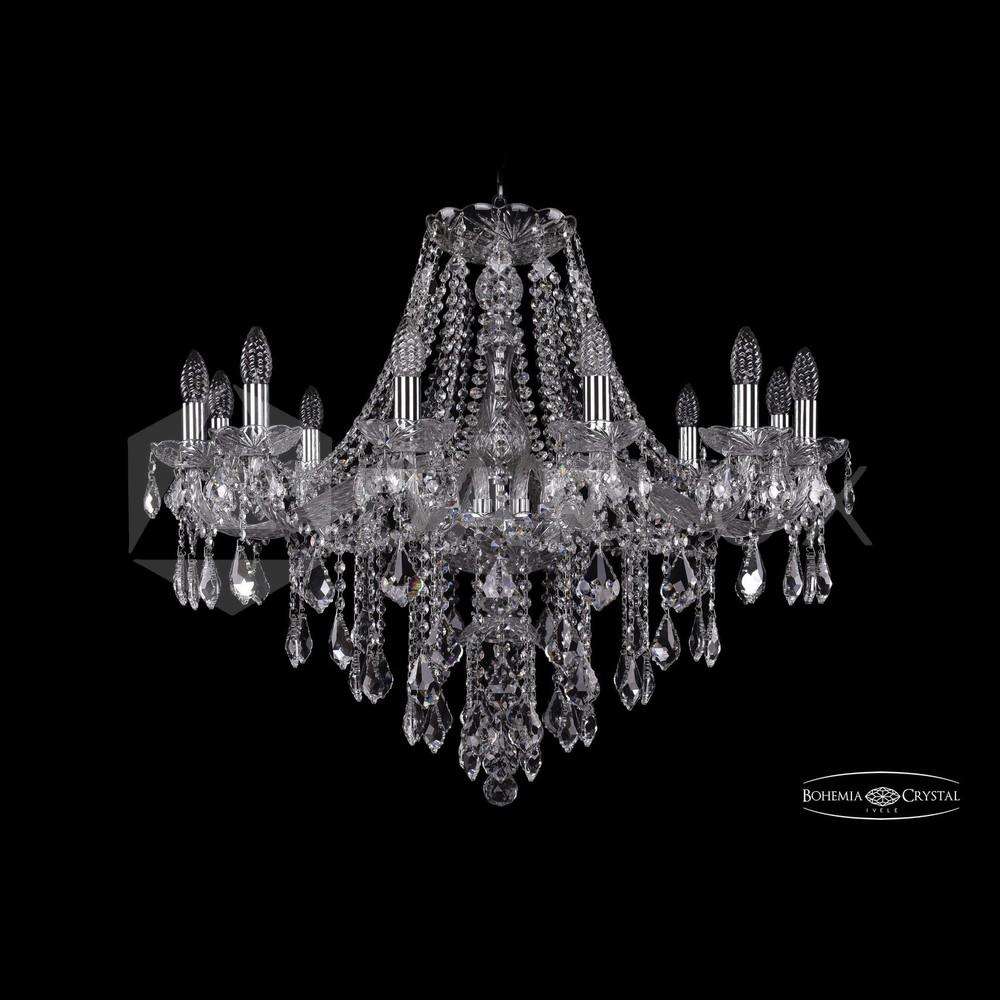 Люстра хрустальная 1415/12/300 Ni Leafs Bohemia Ivele Crystal