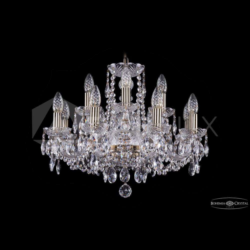 Люстра хрустальная 1402/8+4/195 Pa Bohemia Ivele Crystal