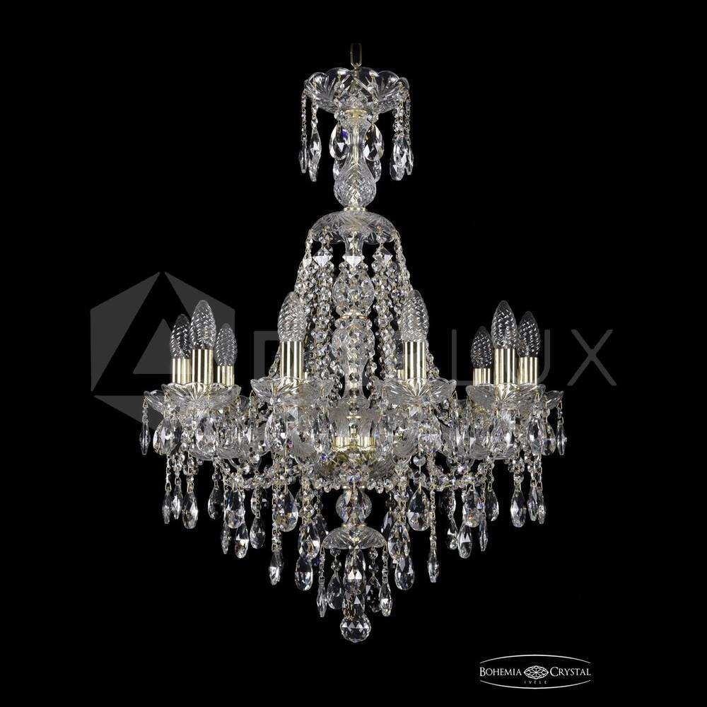 Люстра хрустальная 1415/10/200v/XL-76 G Bohemia Ivele Crystal