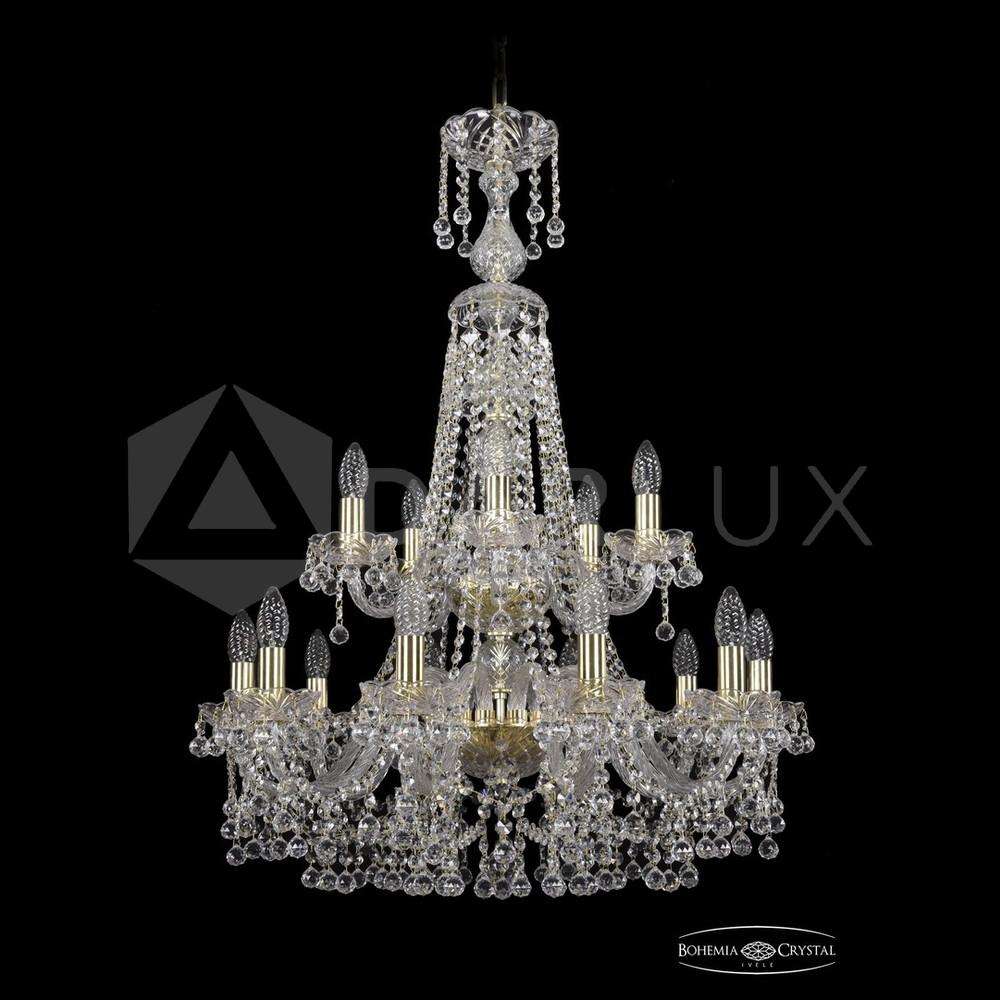 Люстра хрустальная 1409/10+5/240/XL-91/2d G Bohemia Ivele Crystal
