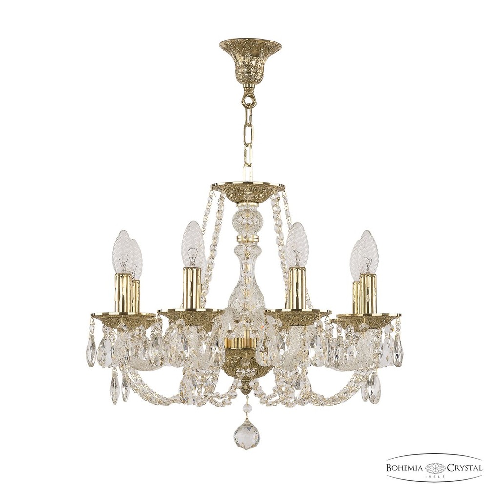 Люстра хрустальная 1601/8/160 G Bohemia Ivele Crystal