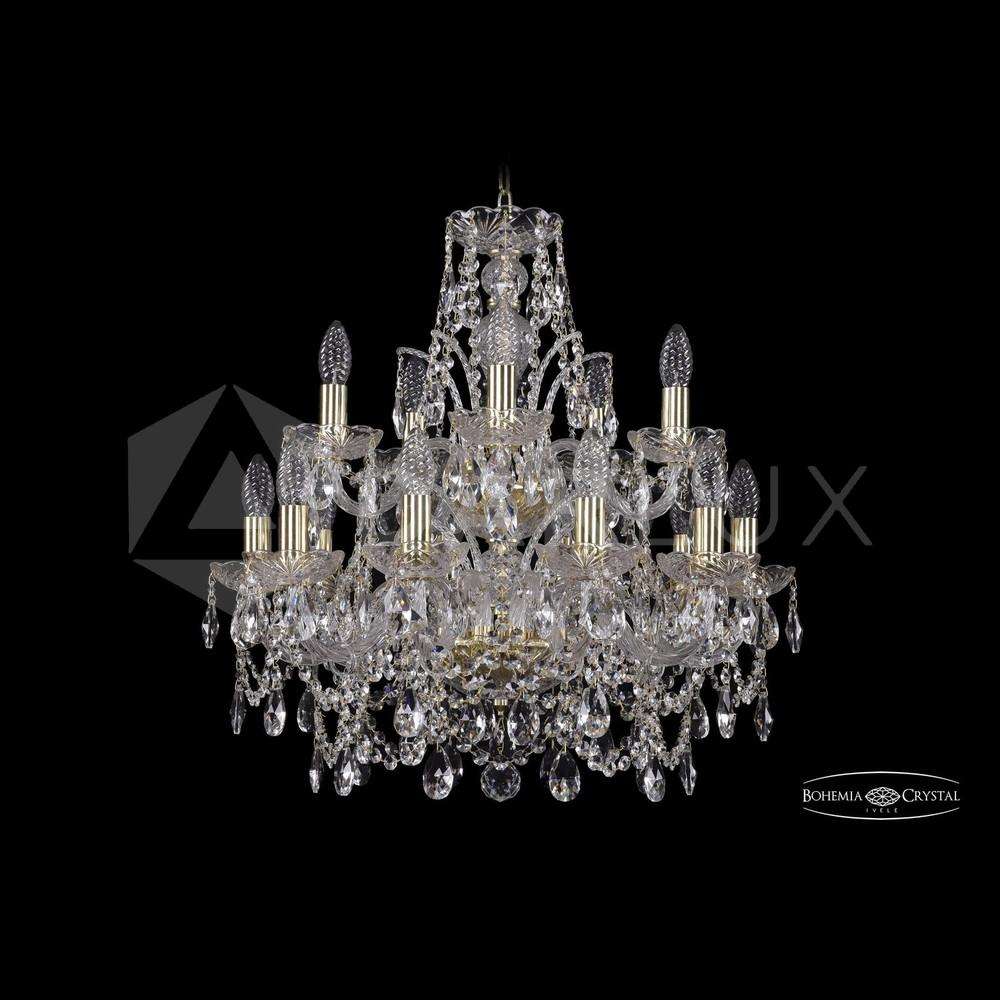 Люстра хрустальная 1411/10+5/195/2d G Bohemia Ivele Crystal