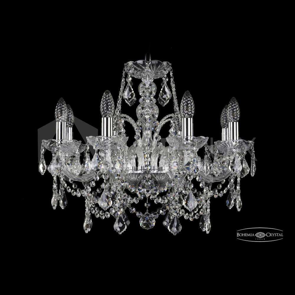 Люстра хрустальная 1411/8/195 Ni Leafs Bohemia Ivele Crystal