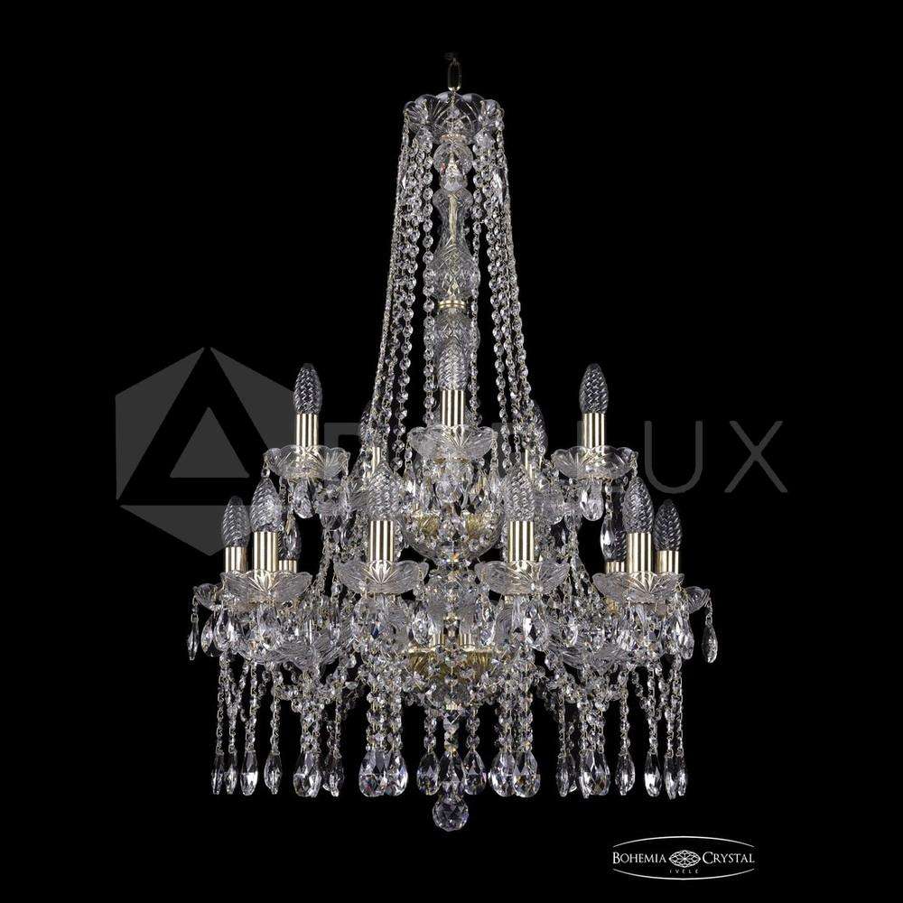 Люстра хрустальная 1413/10+5/200/h-87/2d G Bohemia Ivele Crystal
