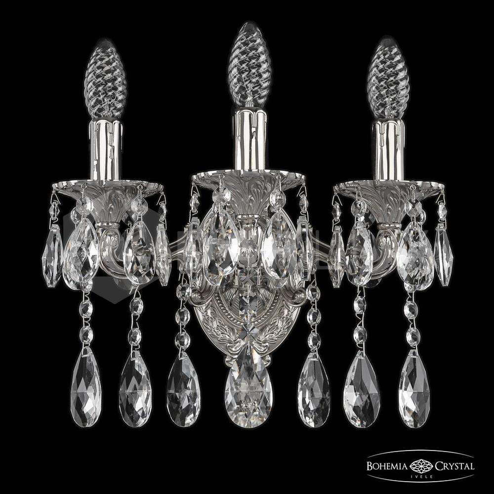 Бра бронзовые 7202B11/3/125/A Ni Bohemia Ivele Crystal