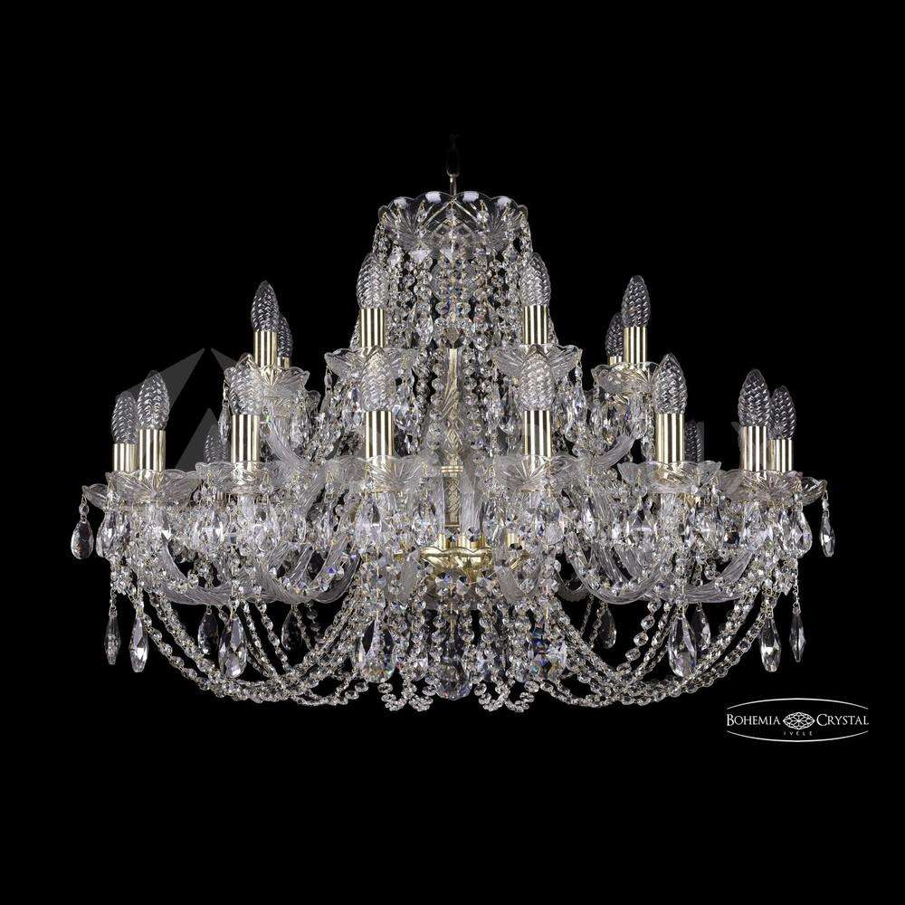 Люстра хрустальная 1406/16+8/300 G Bohemia Ivele Crystal