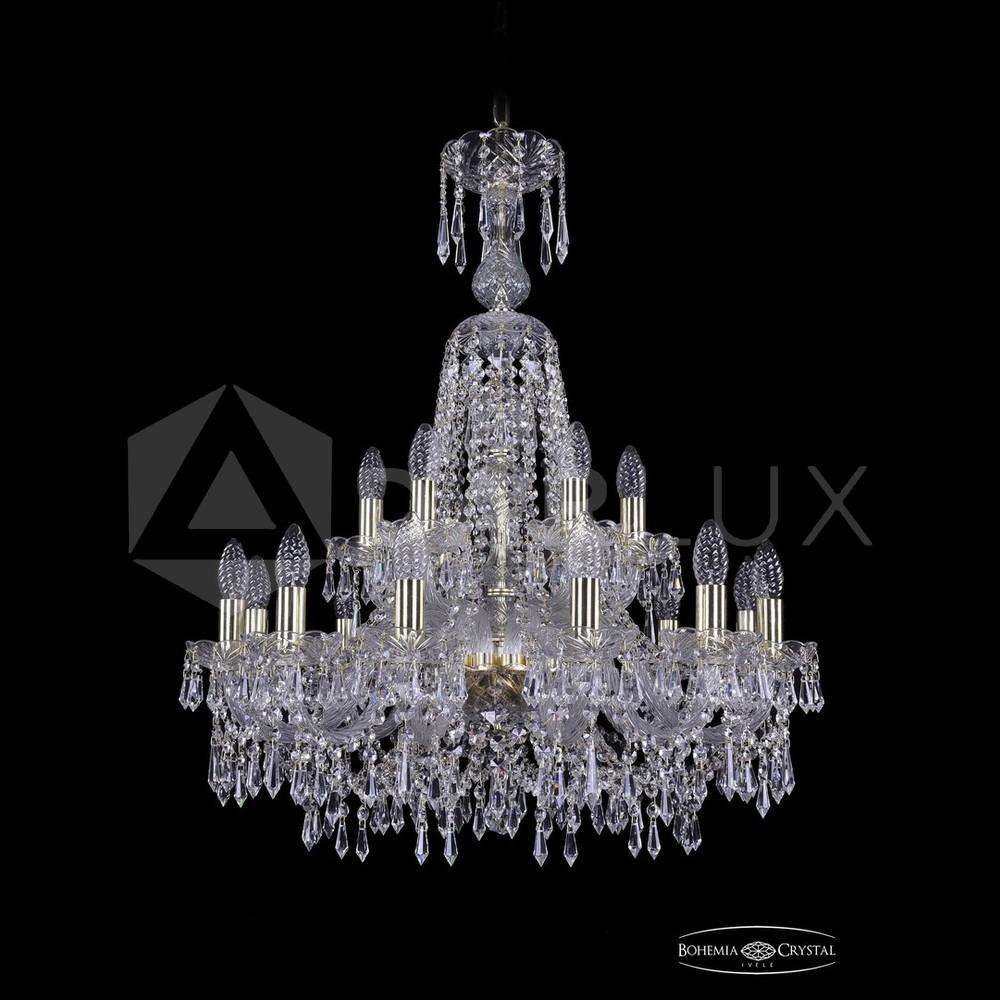 Люстра хрустальная 1403/12+6/240/XL-80 G Bohemia Ivele Crystal