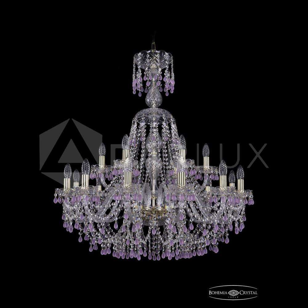 Люстра хрустальная 1410/12+6/300/XL-95 G V7010 Bohemia Ivele Crystal