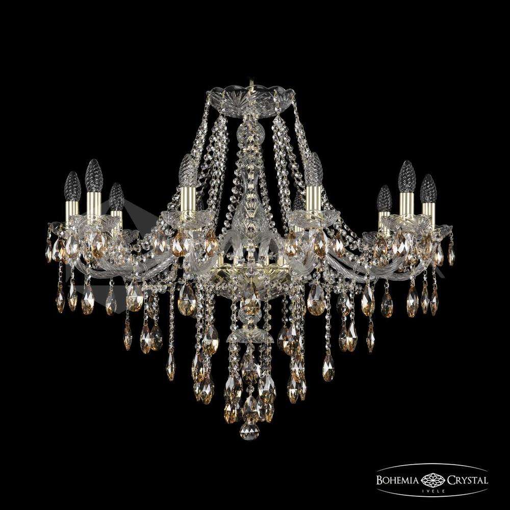 Люстра хрустальная 1415/10/300 G K721 Bohemia Ivele Crystal