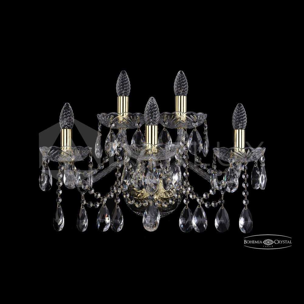 Бра хрустальные 1413B/3+2/200/XL G Bohemia Ivele Crystal