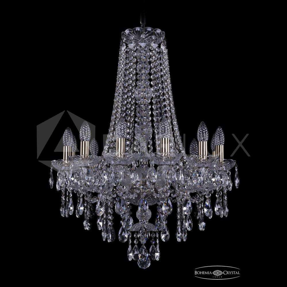Люстра хрустальная 1415/12/200/h-75 Pa Bohemia Ivele Crystal