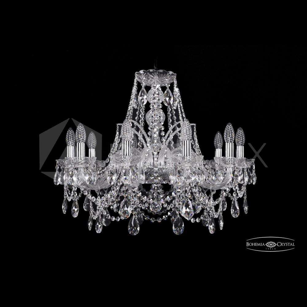 Люстра хрустальная 1411/10/240 Ni Bohemia Ivele Crystal