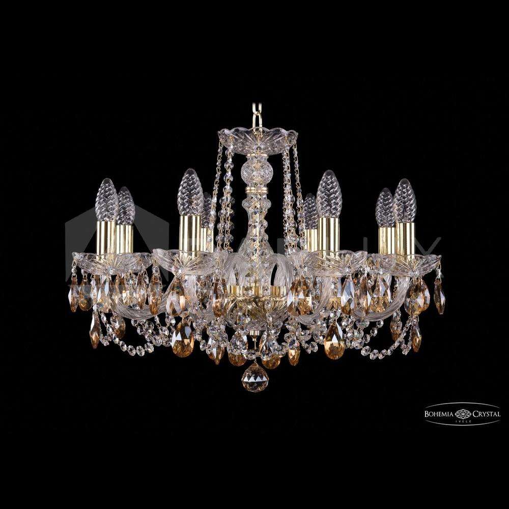 Люстра хрустальная 1402/8/195 G K721 Bohemia Ivele Crystal
