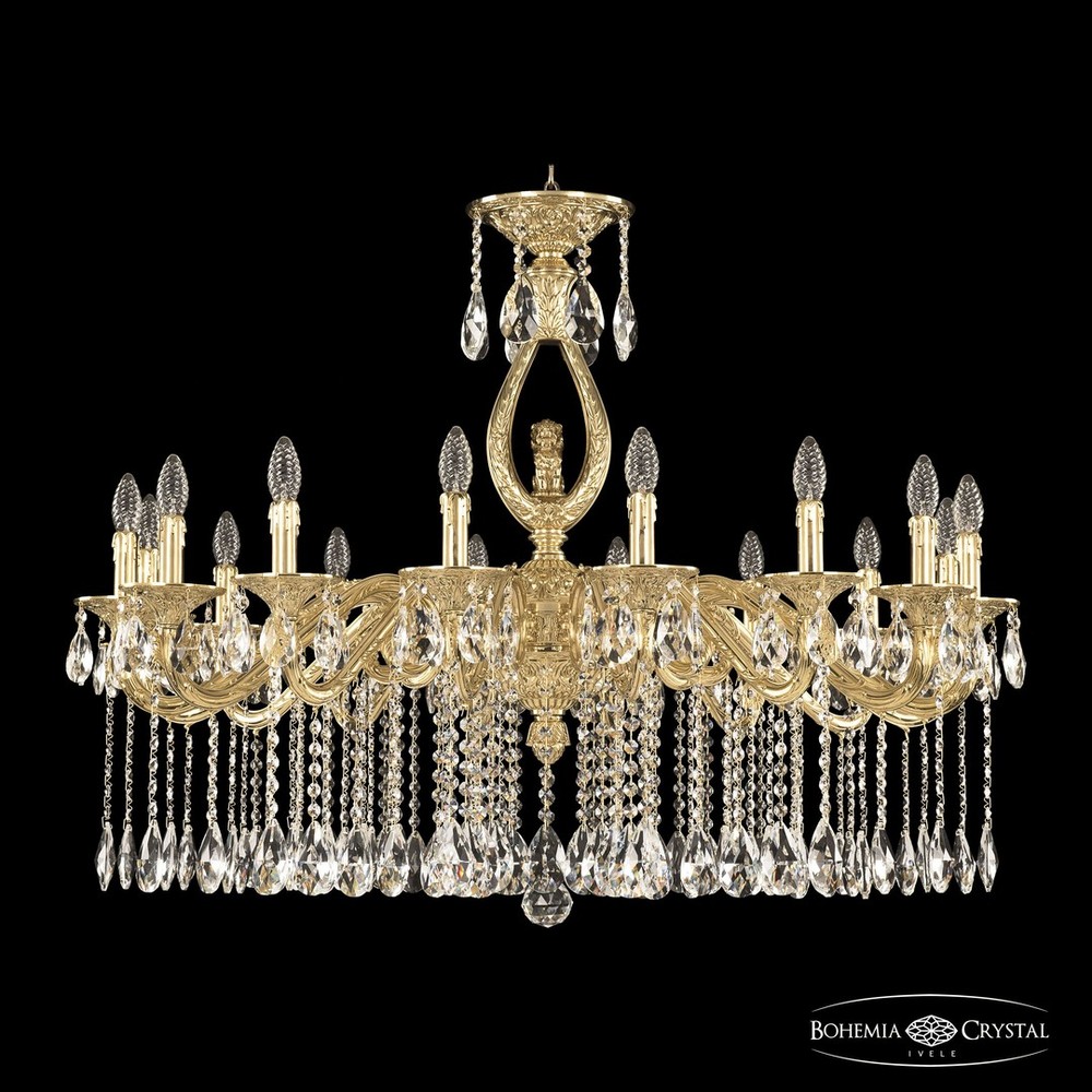 Люстра бронзовая 71402/16/360 A G FL2M Bohemia Ivele Crystal