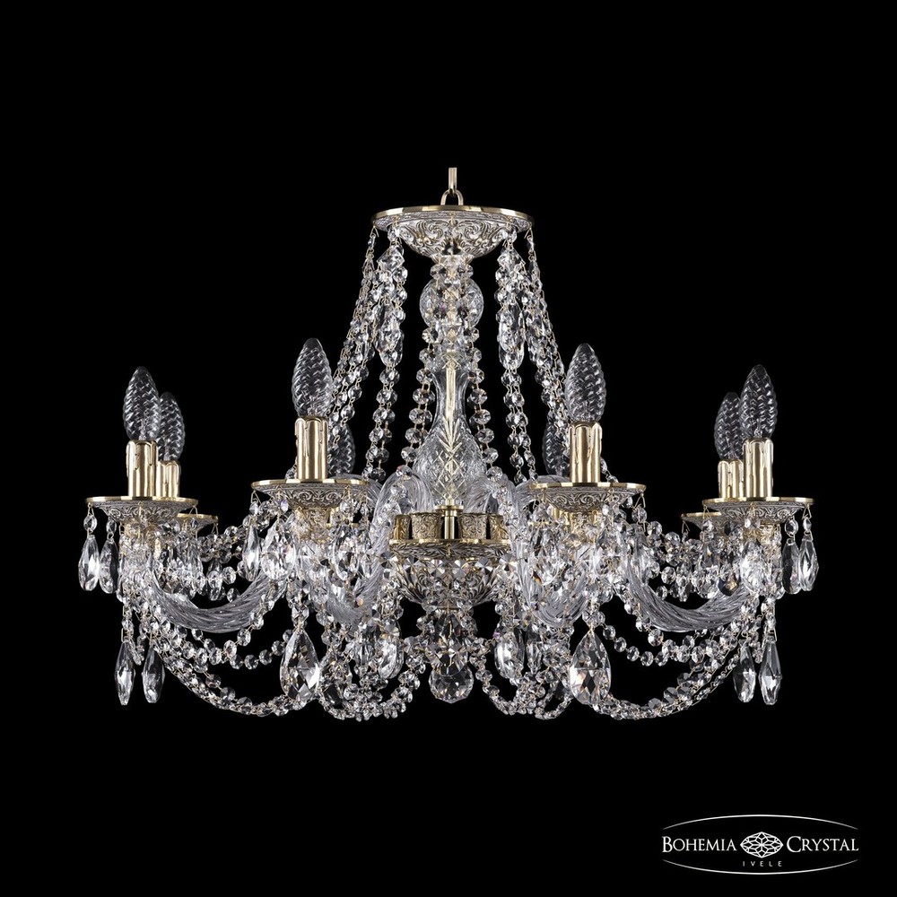 Люстра хрустальная 16106/8/240 GW Bohemia Ivele Crystal