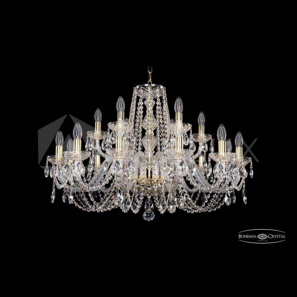 Люстра хрустальная 1402/12+6/300v G Bohemia Ivele Crystal