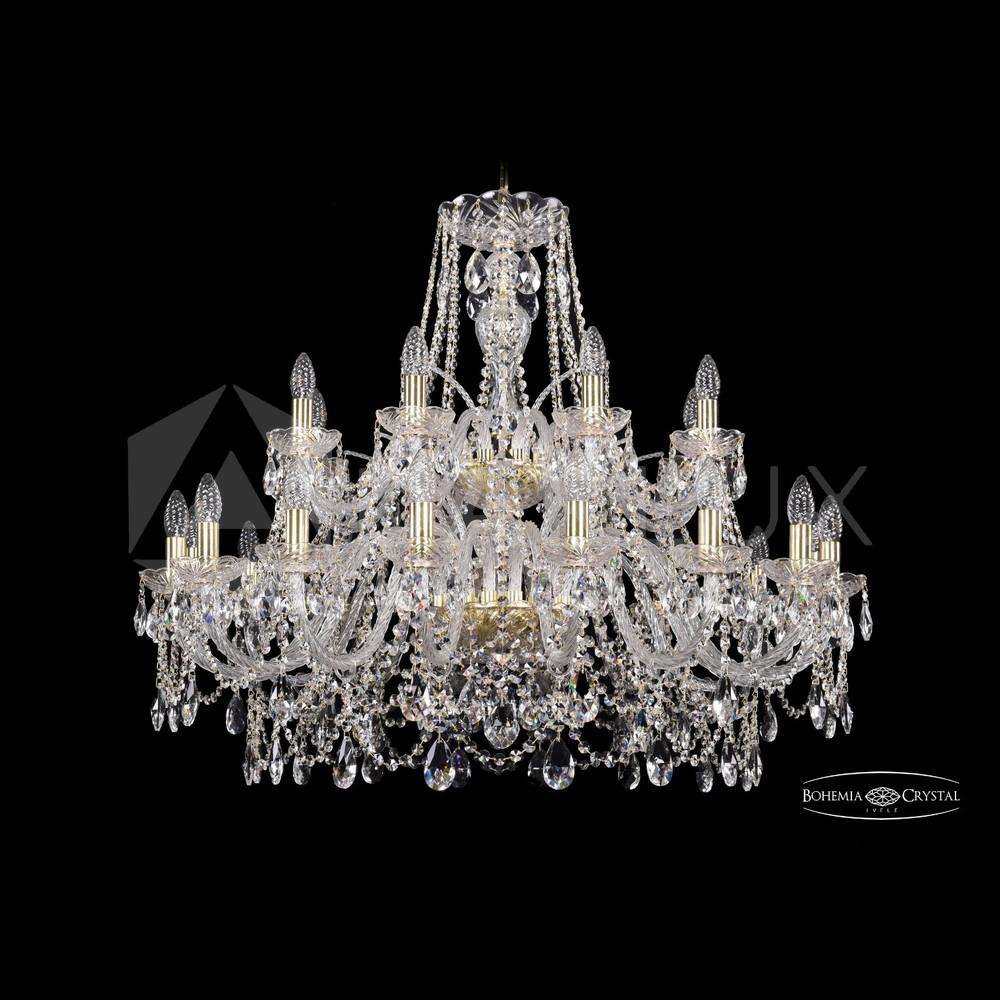 Люстра хрустальная 1411/16+8/360v/2d G Bohemia Ivele Crystal