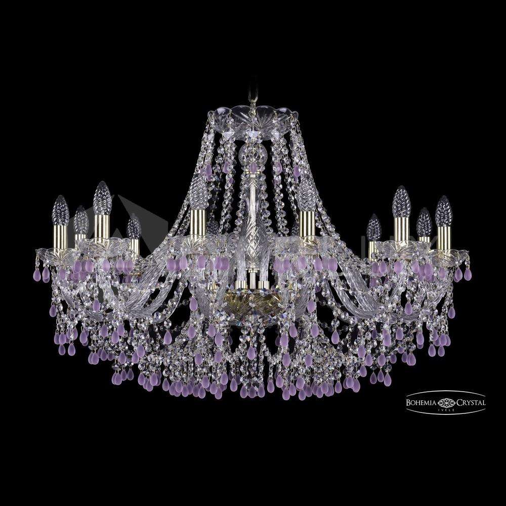 Люстра хрустальная 1410/12/300 G V7010 Bohemia Ivele Crystal