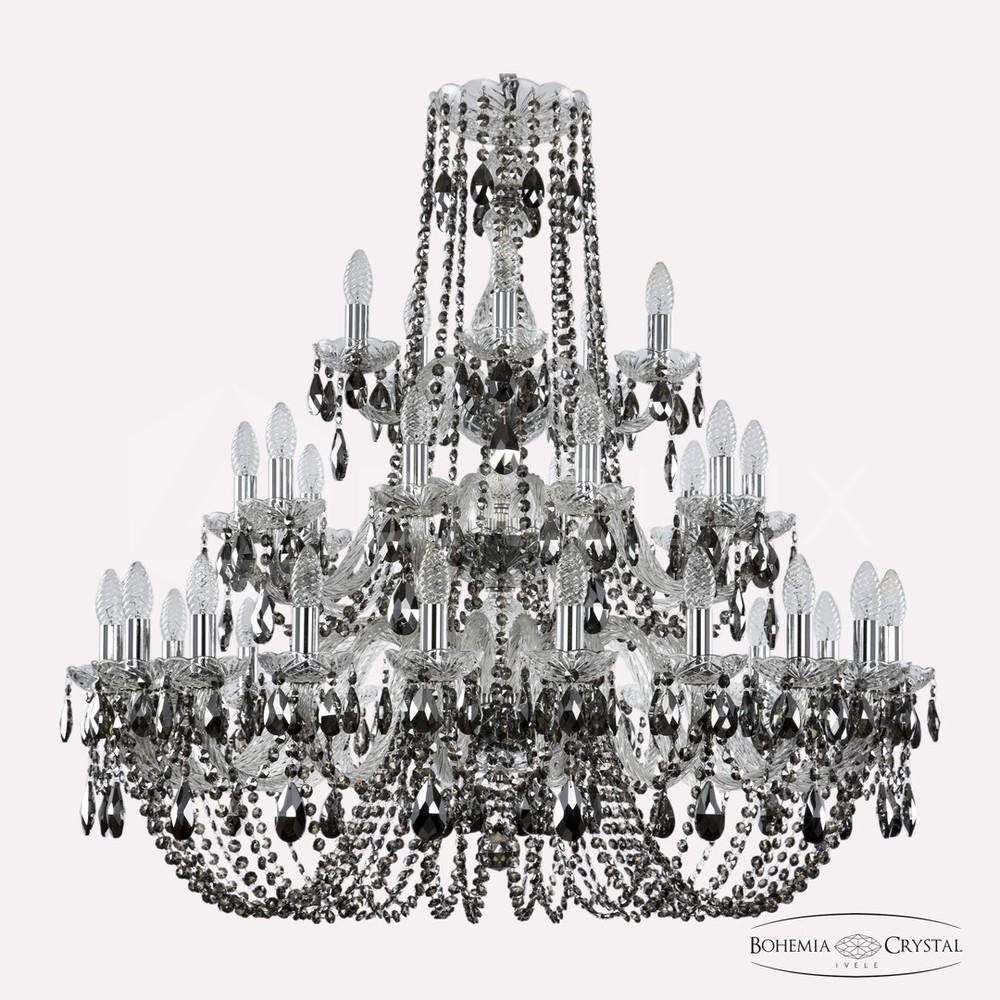 Люстра хрустальная 1402/20+10+5/360/3d Ni R781 Bohemia Ivele Crystal