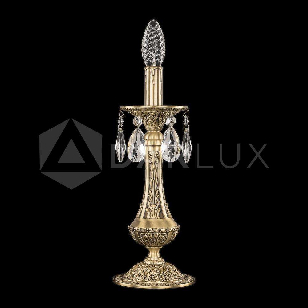 Настольная лампа бронзовая 71100L/1-31 FP Bohemia Ivele Crystal