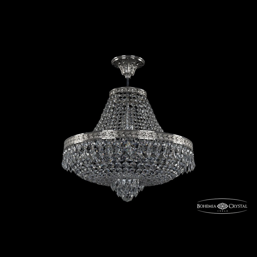 Люстра хрустальная 19271/H1/45IV Ni Bohemia Ivele Crystal