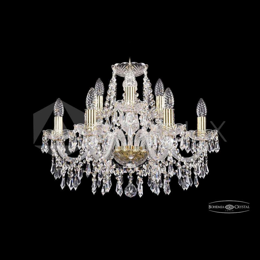 Люстра хрустальная 1403/6+3/195 G Bohemia Ivele Crystal