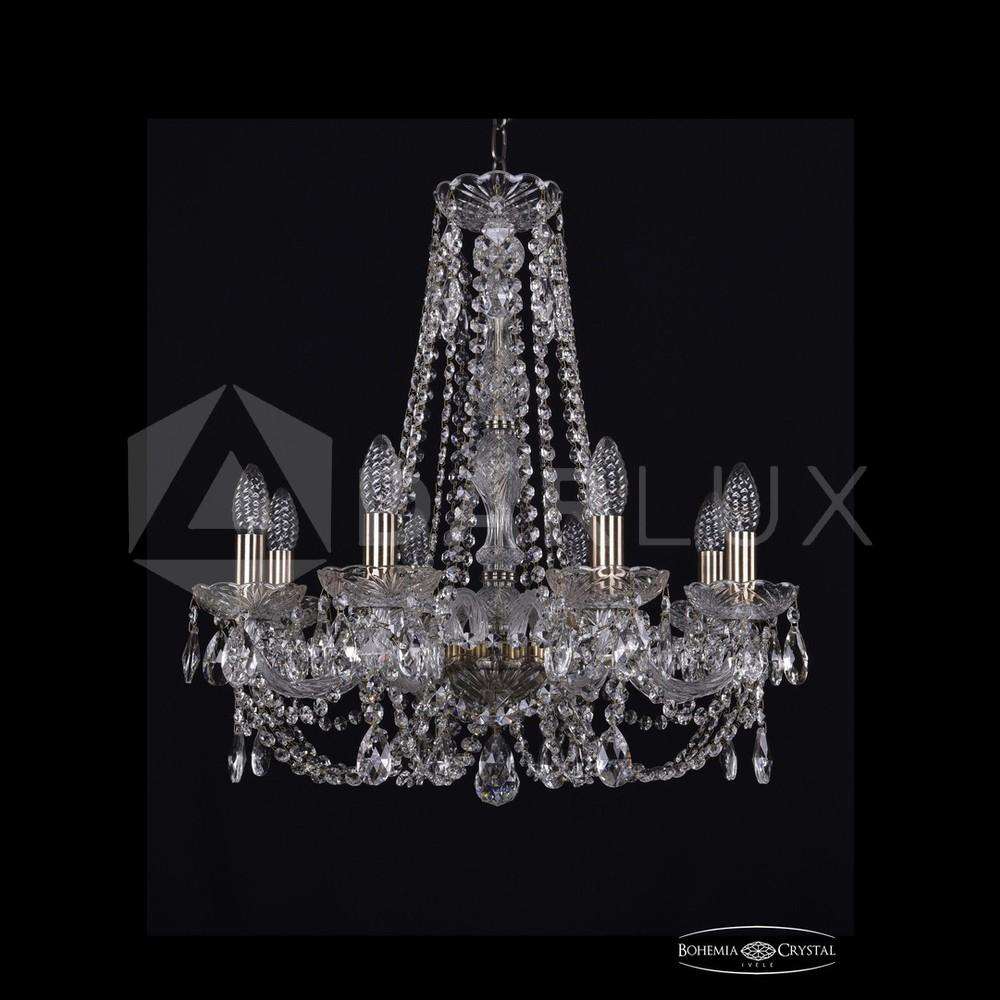 Люстра хрустальная 1406/8/195/h-58 Pa Bohemia Ivele Crystal