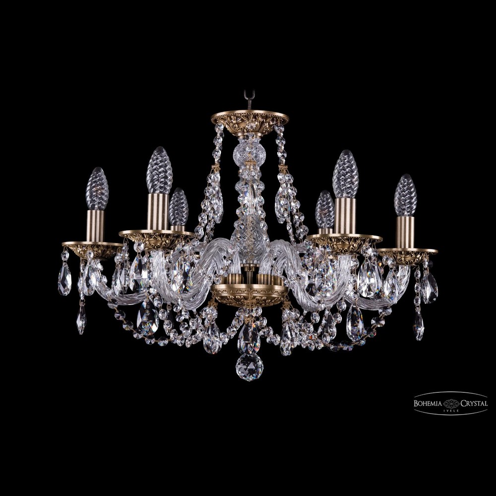 Люстра хрустальная 1606/6/195 FP Bohemia Ivele Crystal