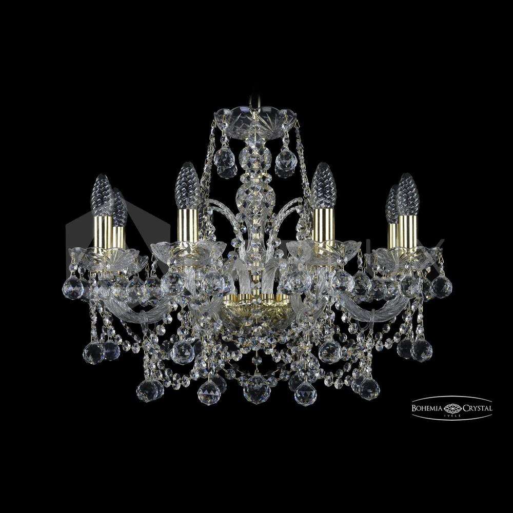 Люстра хрустальная 1411/8/195v G Balls Bohemia Ivele Crystal