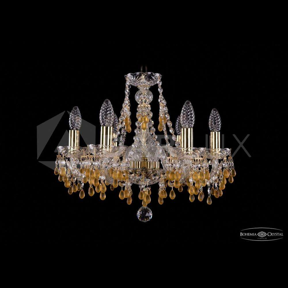 Люстра хрустальная 1410/6/160 G V1003 Bohemia Ivele Crystal