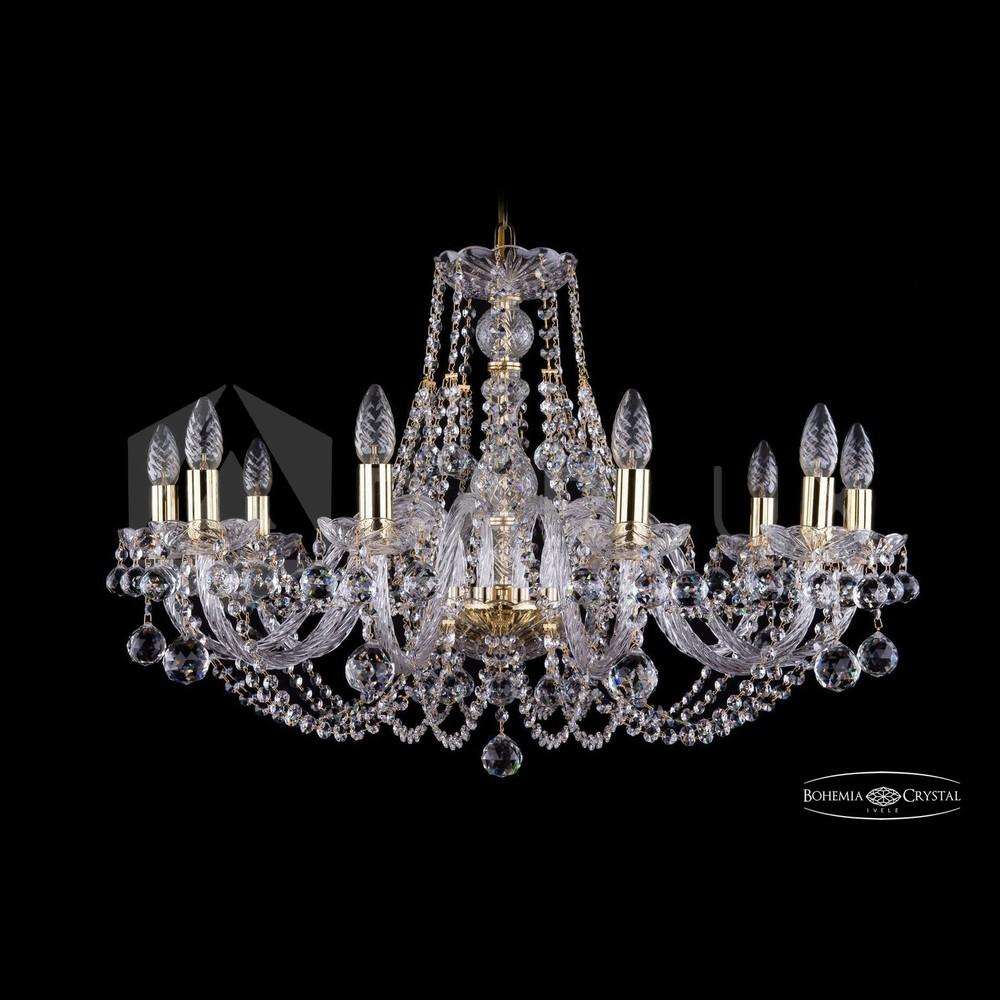 Люстра хрустальная 1406/10/300 G Balls Bohemia Ivele Crystal