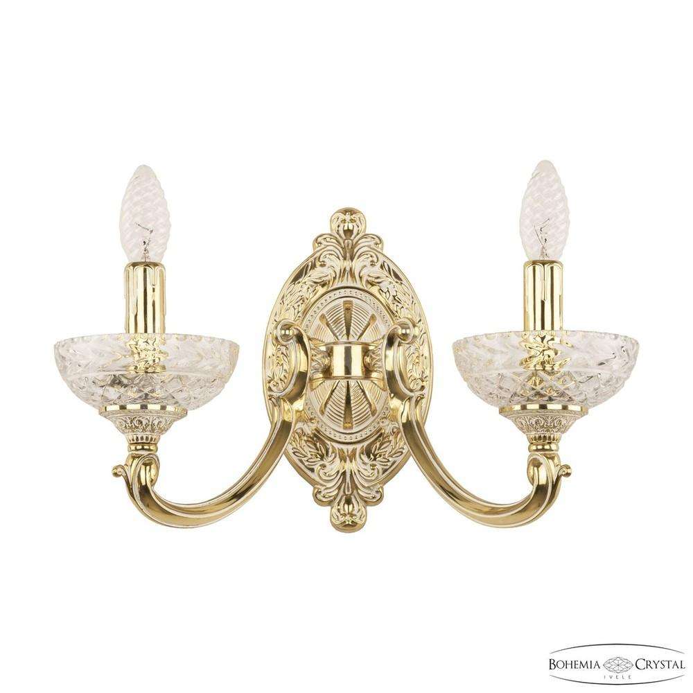 Бра бронзовые 7209B10/2/175 GW P Clear/M-1f Bohemia Ivele Crystal
