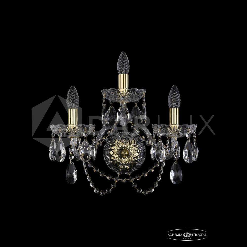 Бра хрустальные 1402B/2+1/160v/XL G Bohemia Ivele Crystal