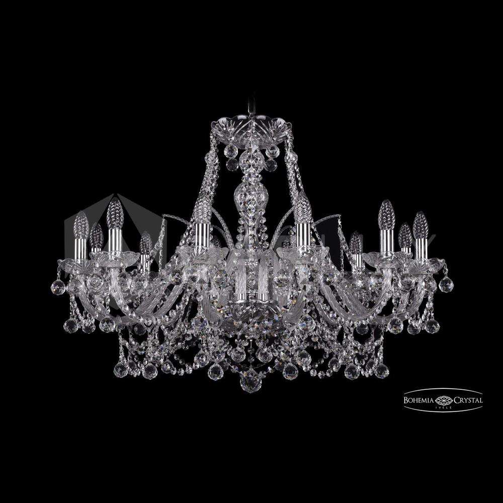 Люстра хрустальная 1411/12/300 Ni Balls Bohemia Ivele Crystal