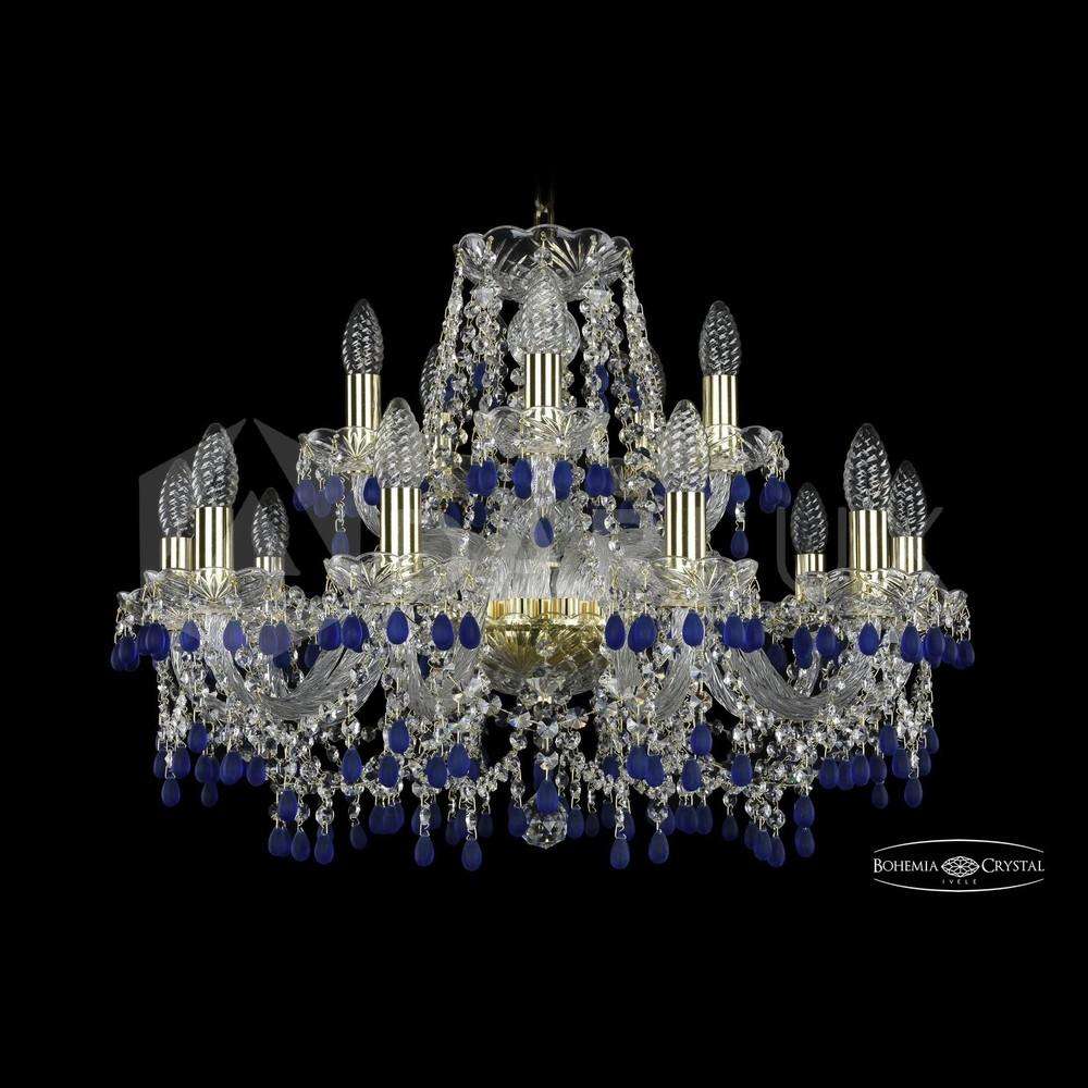 Люстра хрустальная 1410/10+5/240 G V3001 Bohemia Ivele Crystal