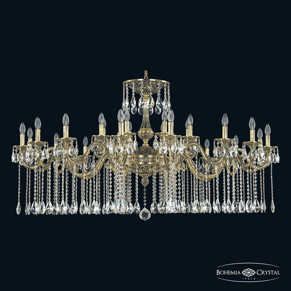 Люстра бронзовая 71105/24/590 A GB Bohemia Ivele Crystal