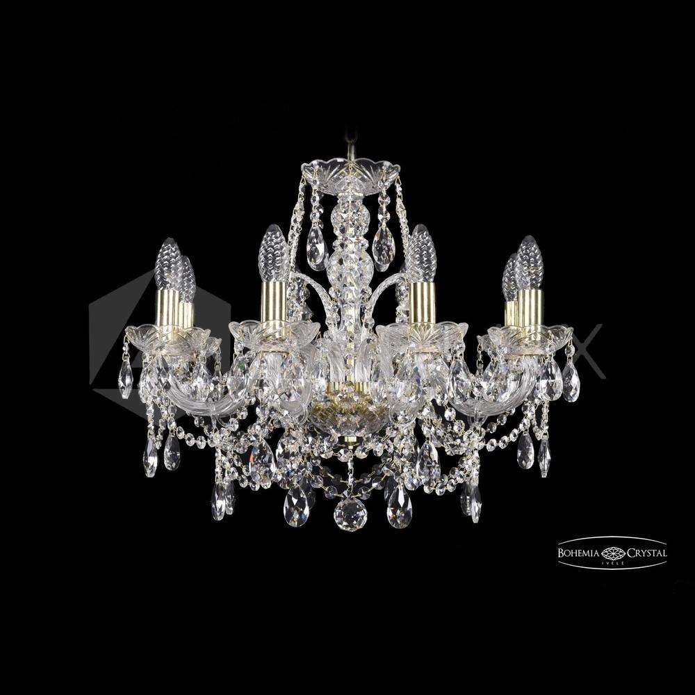 Люстра хрустальная 1411/8/195 G Bohemia Ivele Crystal