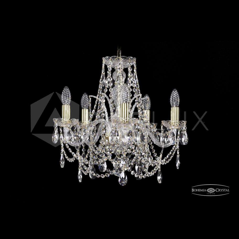 Люстра хрустальная 1411/5/160 G Bohemia Ivele Crystal
