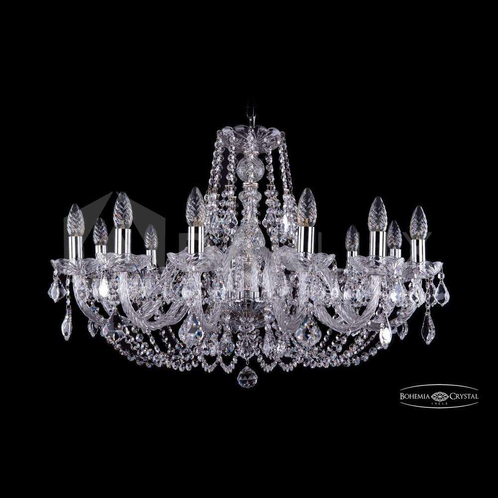 Люстра хрустальная 1406/12/300 Ni Leafs Bohemia Ivele Crystal