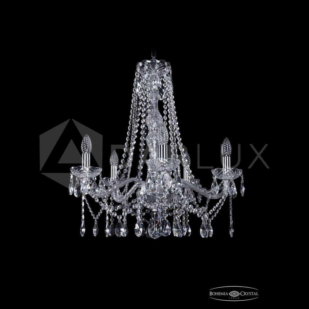 Люстра хрустальная 1413/5/200v/h-60 Ni Bohemia Ivele Crystal