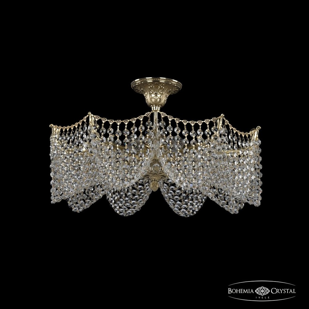 Люстра хрустальная 77171/52/10 G Bohemia Ivele Crystal