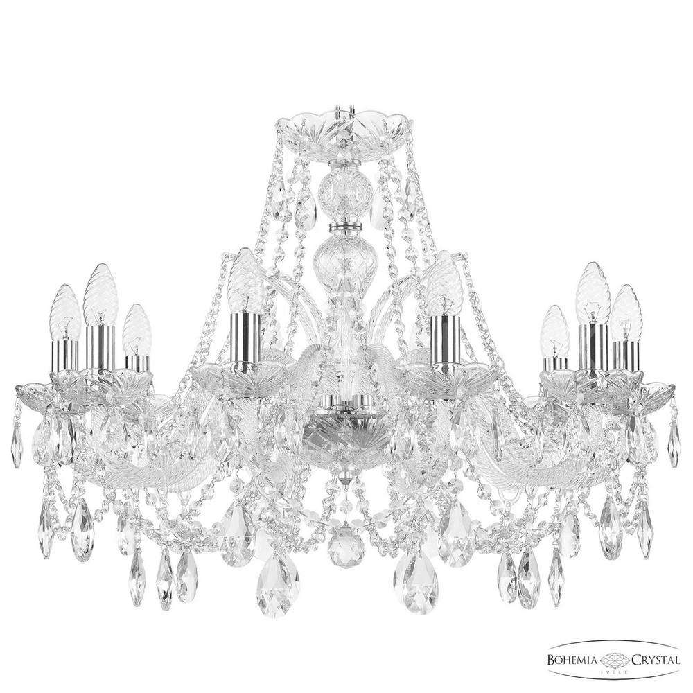 Люстра хрустальная 105/10/240 Ni Bohemia Ivele Crystal