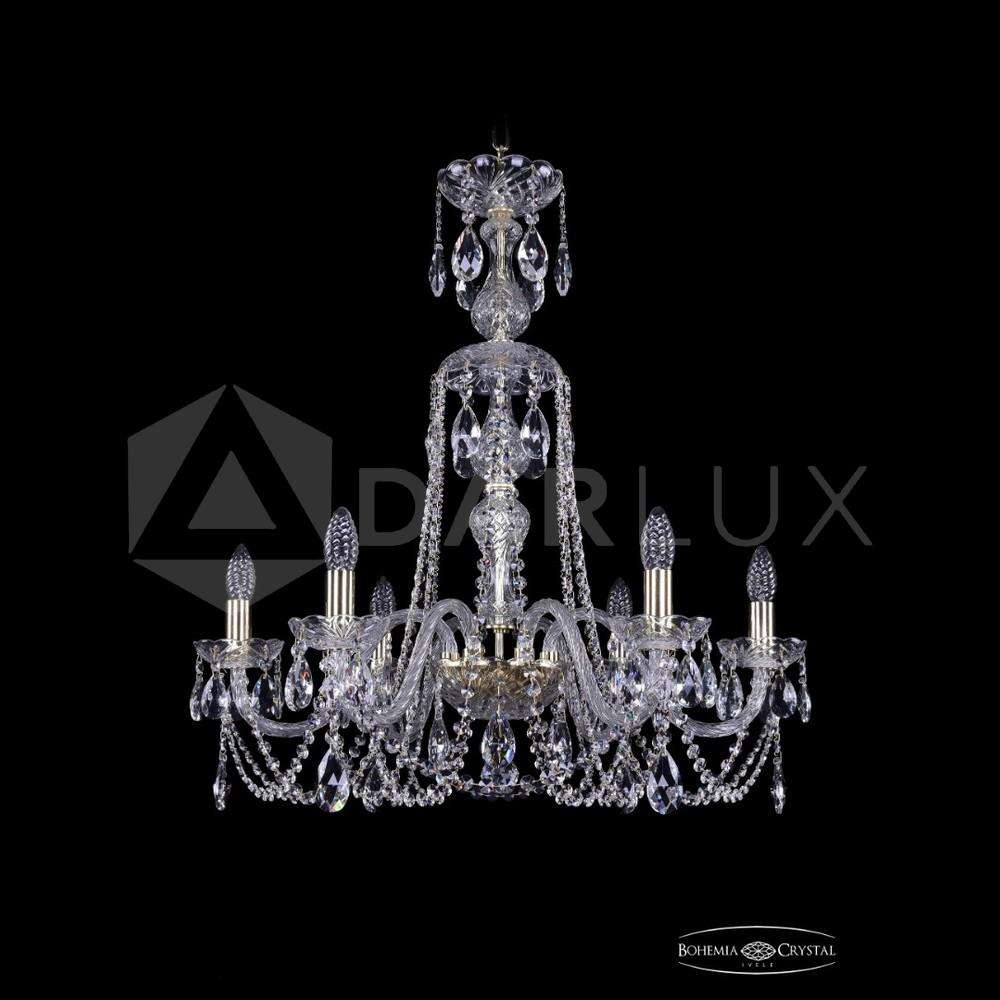 Люстра хрустальная 1402/6/240/XL-73 G Bohemia Ivele Crystal