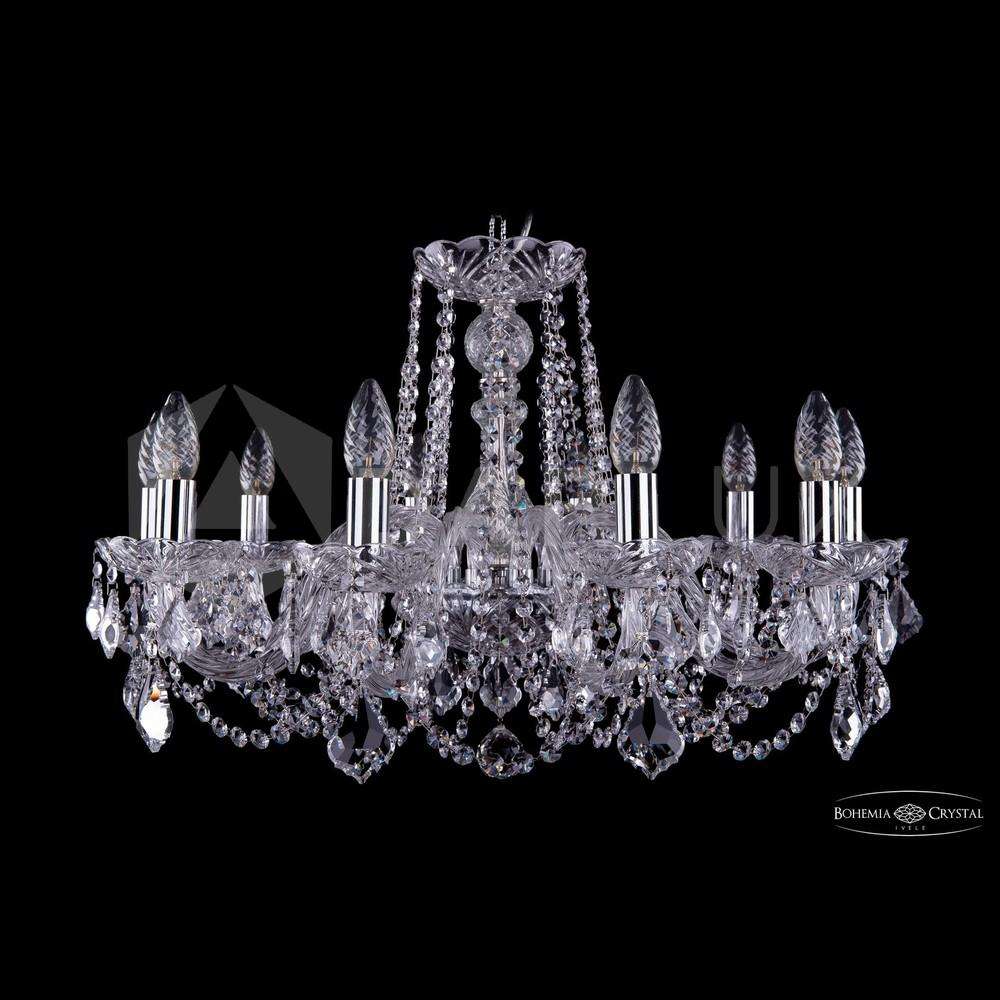 Люстра хрустальная 1402/10/240v Ni Leafs Bohemia Ivele Crystal