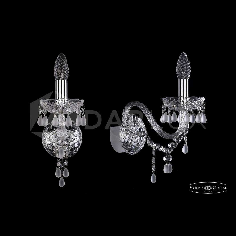 Бра хрустальные 1410B/1/160 Ni V0300 Bohemia Ivele Crystal