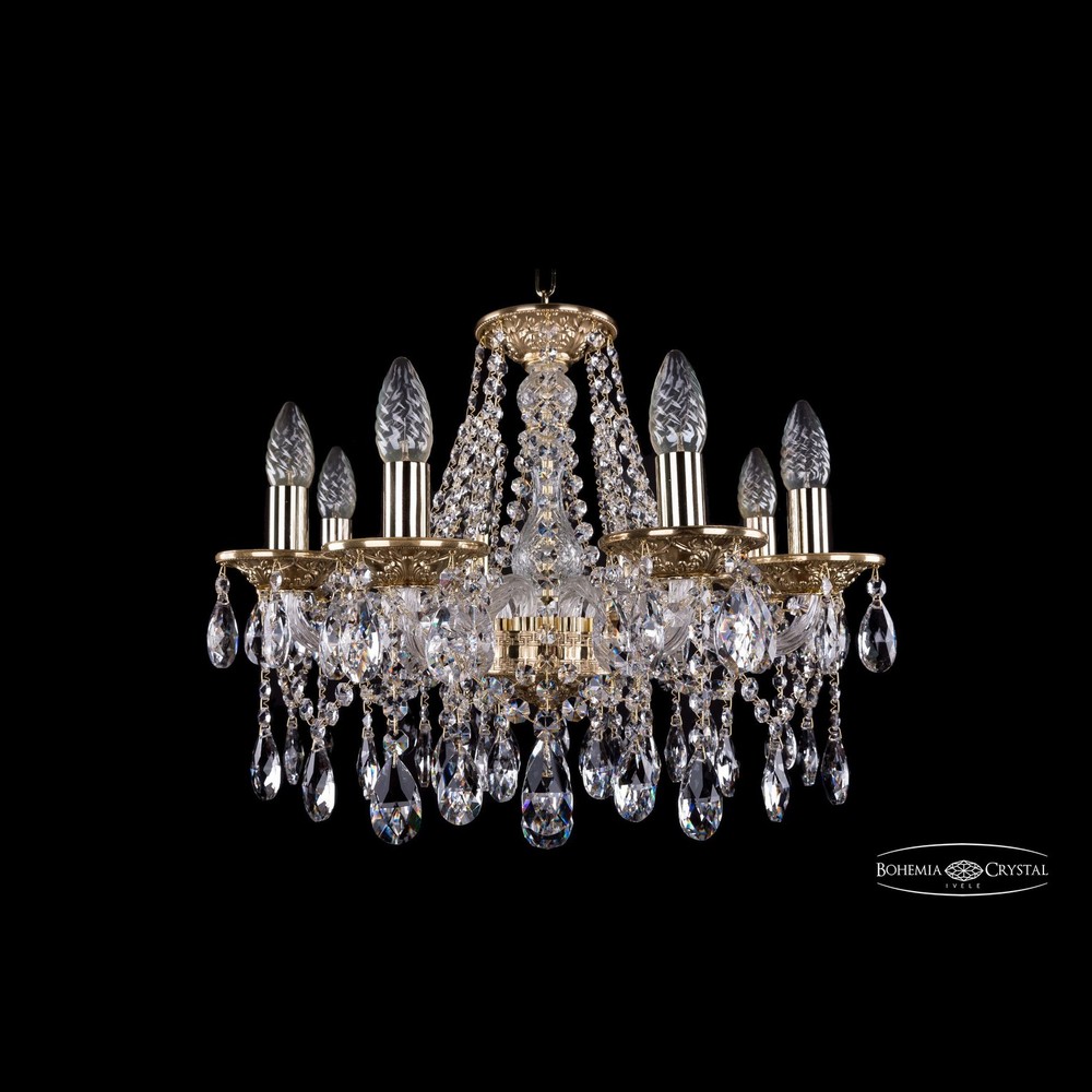Люстра хрустальная 1613/8/165 G Bohemia Ivele Crystal